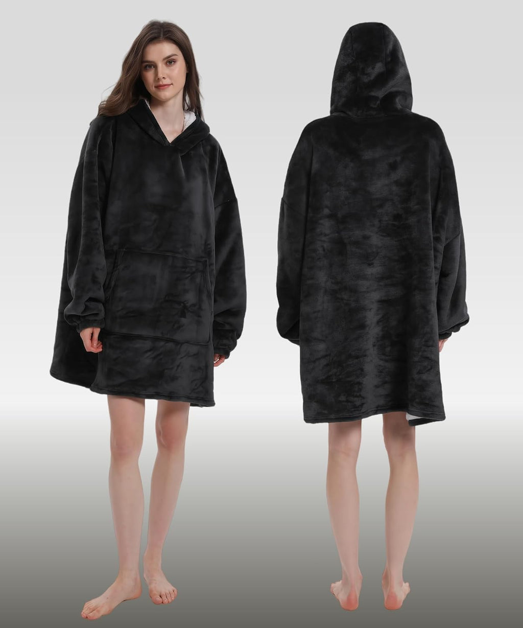 Oversized Flannel Blanket Hoodie – view 6