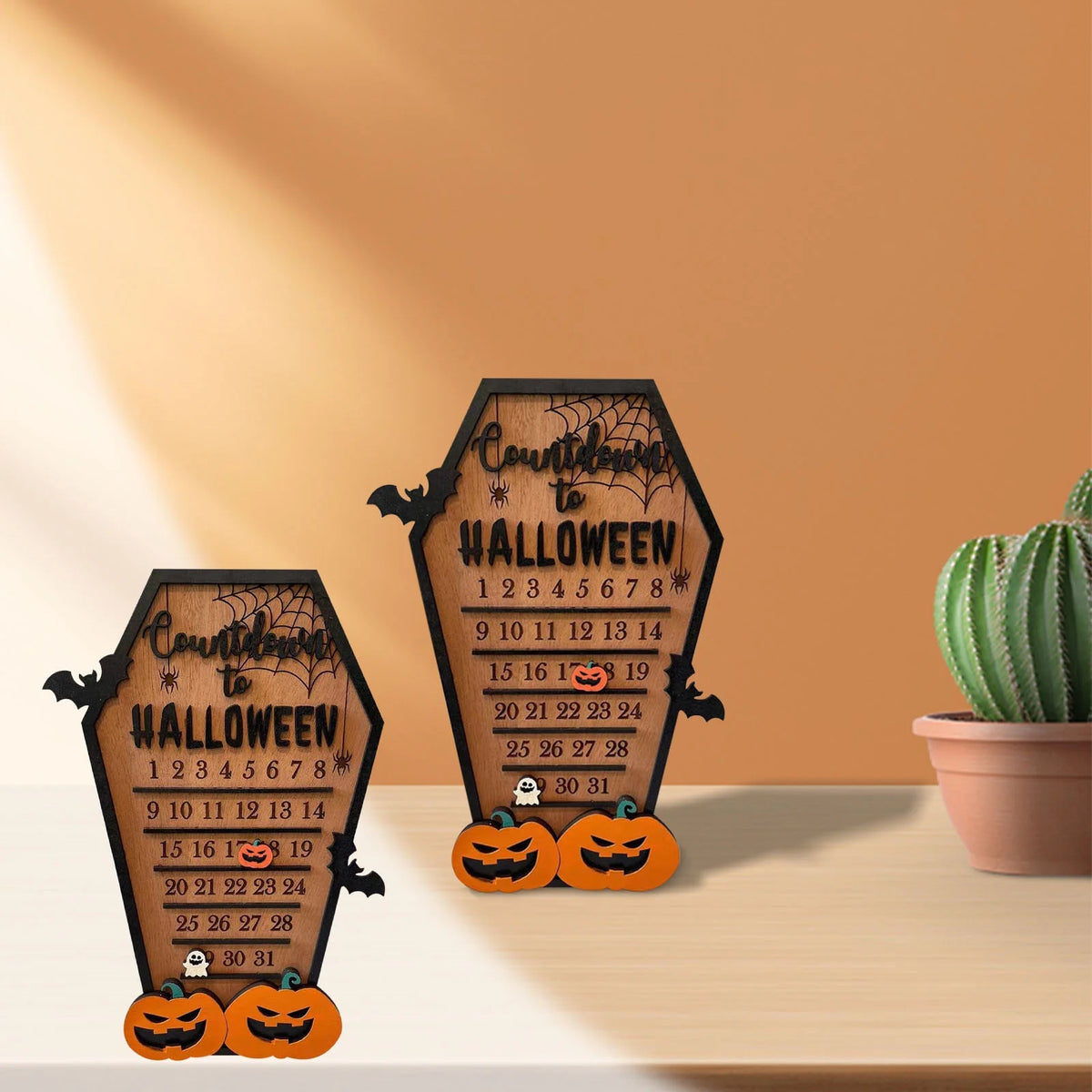 Halloween Decorations Now 50 % Off,Halloween Decorations,Halloween Pumpkin Bat Countdown Desktop Decoration,Halloween Decorative Party Pleasantly Surprised Decoration,Halloween Clearance,
