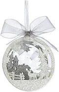 Kurt Adler Church Scene Half Ball Ornament