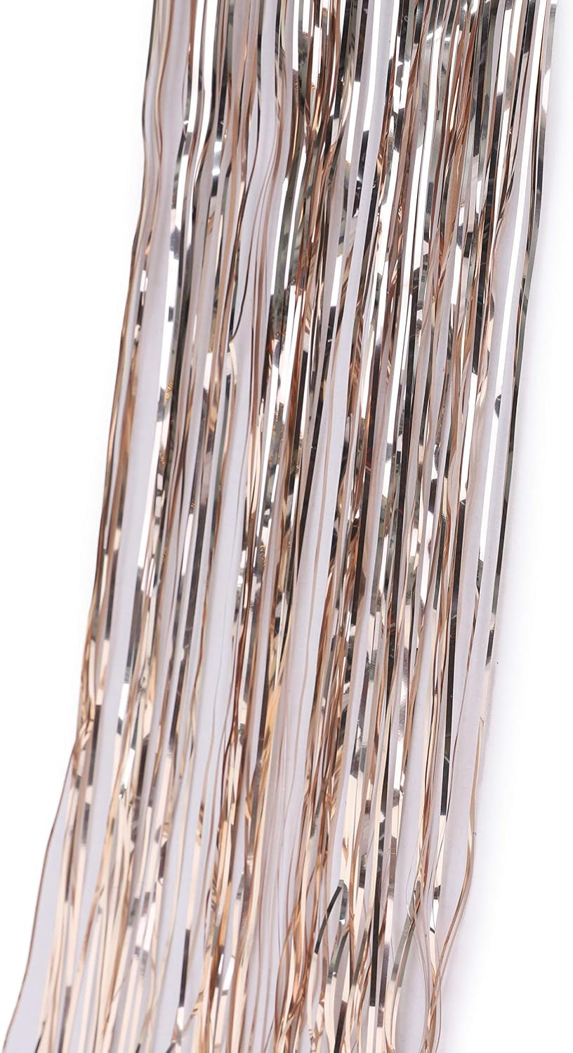 Lametta Icicle Tinsel Strands, Champagne – view 3