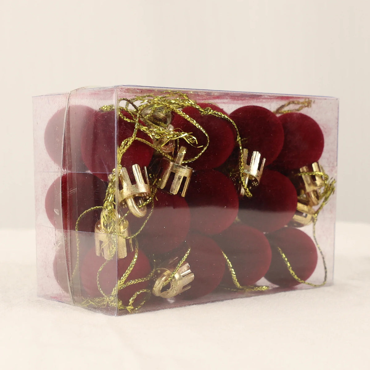 Mini Flocked Ball Ornaments, Set of 24 – view 17