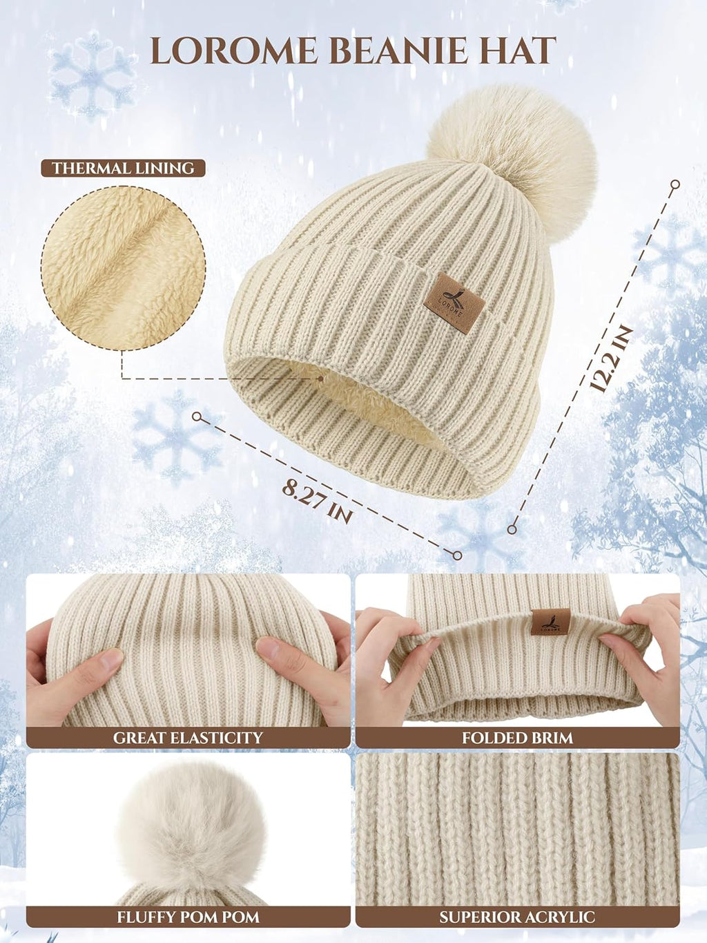Women's Fleece Beanie, Scarf & Gloves Set – view 2