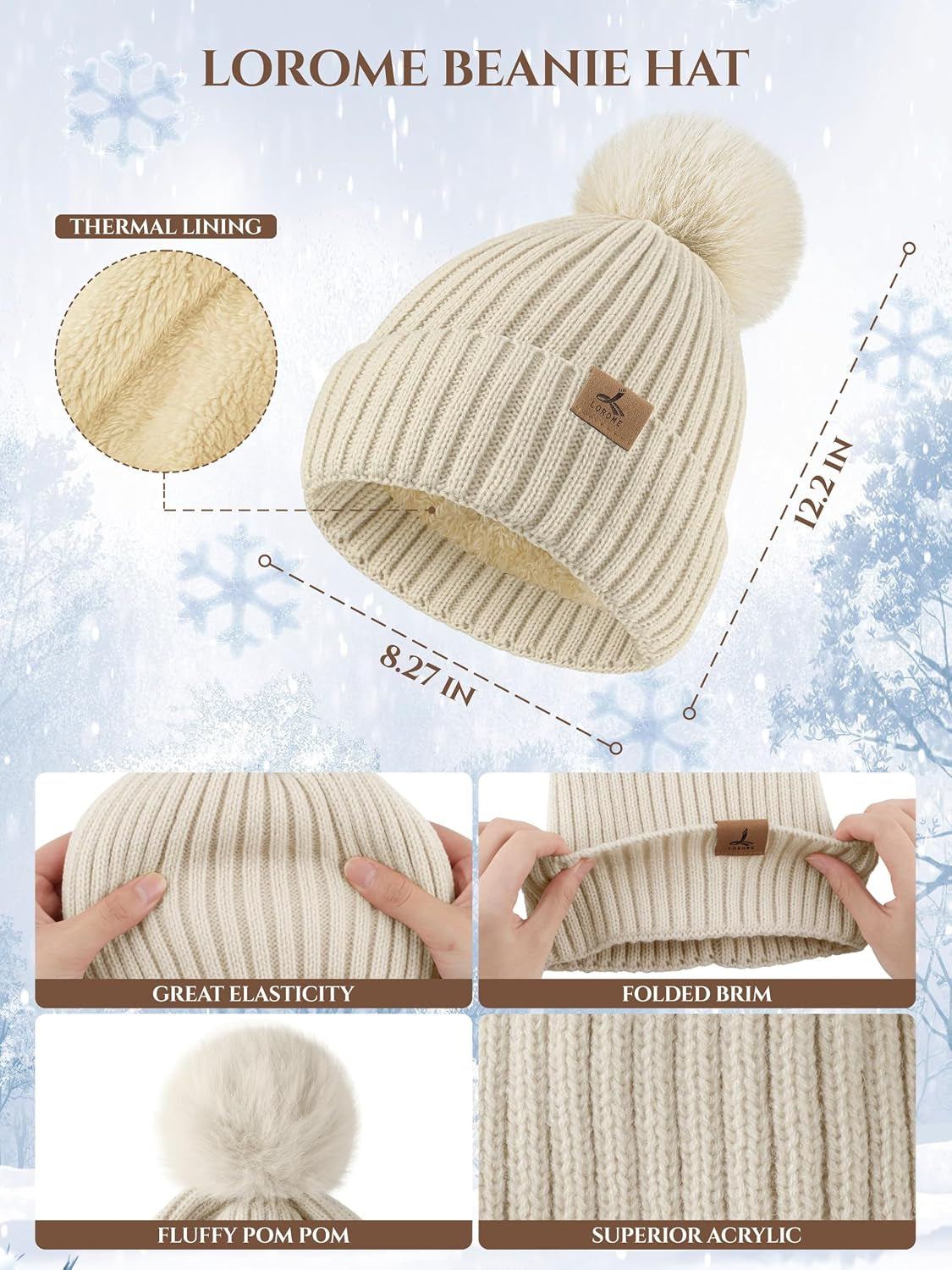 Women's Fleece Beanie, Scarf & Gloves Set – view 2