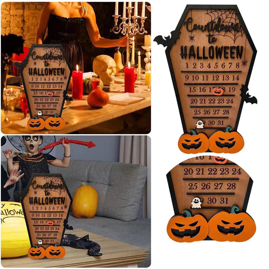 Halloween Decorations Now 50 % Off,Halloween Decorations,Halloween Pumpkin Bat Countdown Desktop Decoration,Halloween Decorative Party Pleasantly Surprised Decoration,Halloween Clearance,