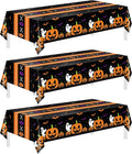 3 Pack Halloween Tablecloth for Rectangle Table,Halloween Decor