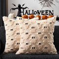 Halloween Pillow Covers 18X18 Inch 2Pcs Beige Ghost Halloween Decor