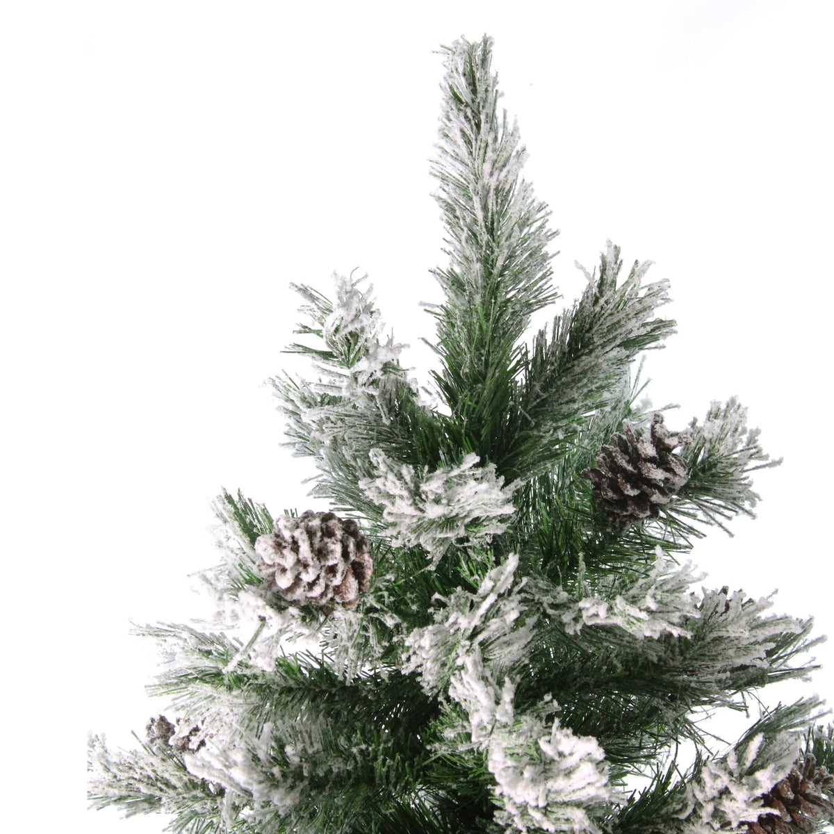 Flocked Angel Pine Artificial Christmas Tree, 6 ft, Unlit – view 5