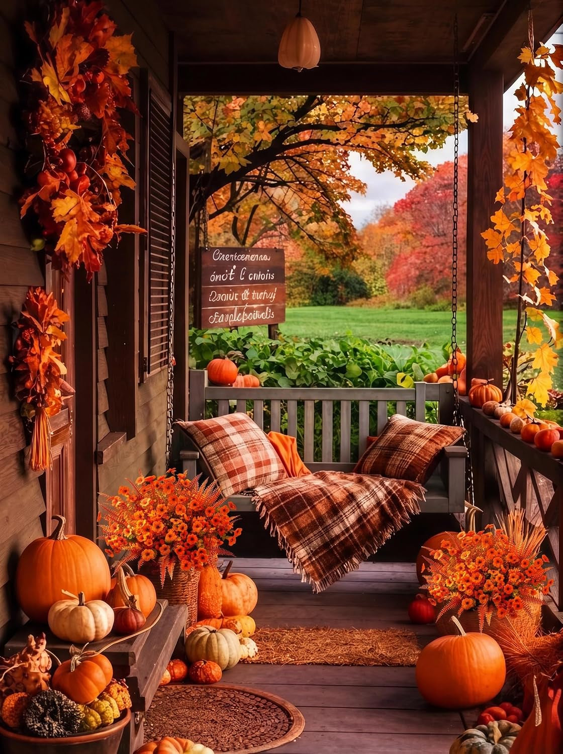 Artificial Fall Mums, 24 Bundles – view 5