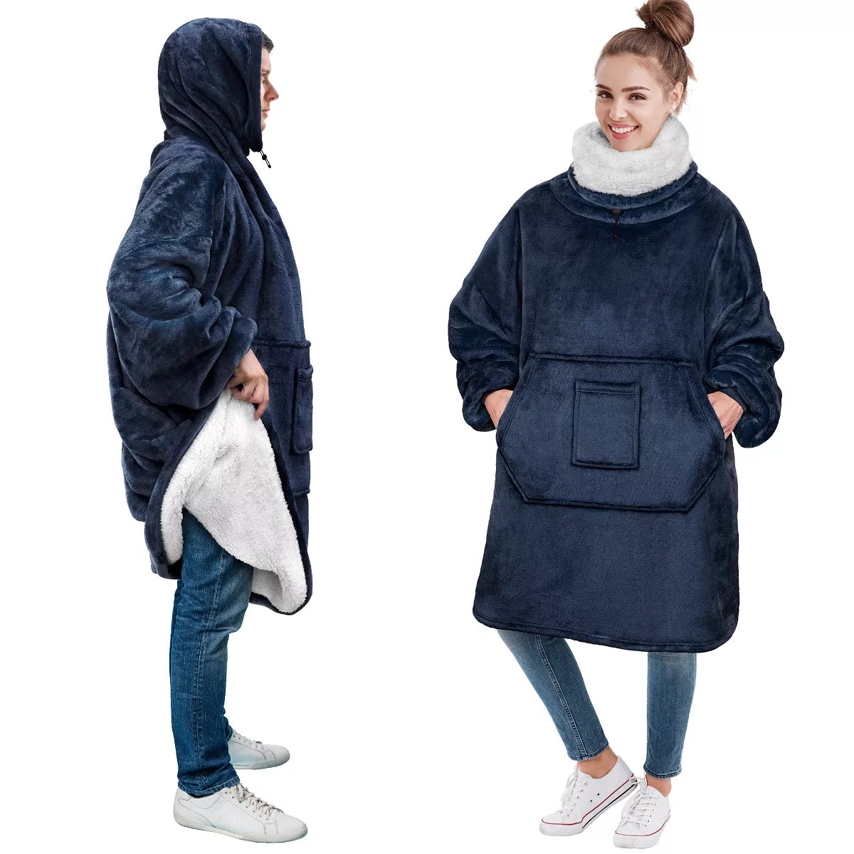 Pavilia Wearable Blanket Hoodie – view 11