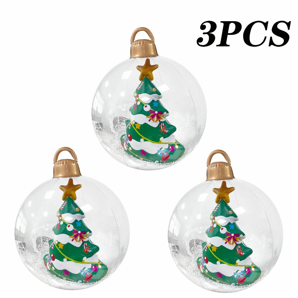 Light-Up Inflatable Christmas Balloons, 60 cm – view 9