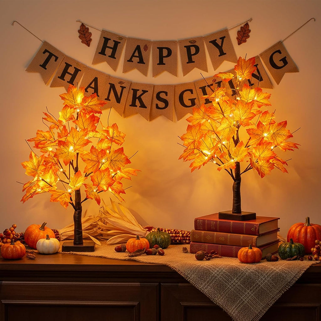 Lighted Maple Tree – view 3