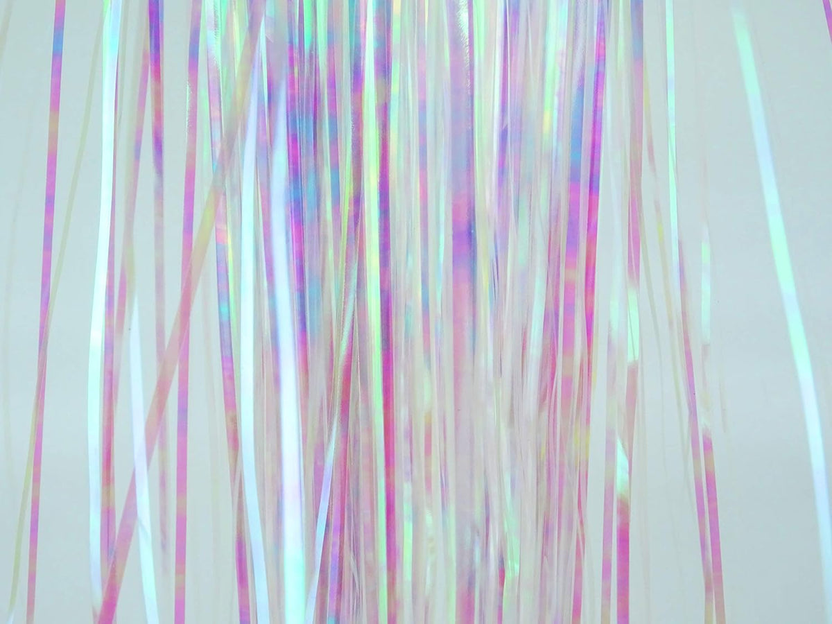Lametta Icicle Tinsel Strands, Iridescent – view 4