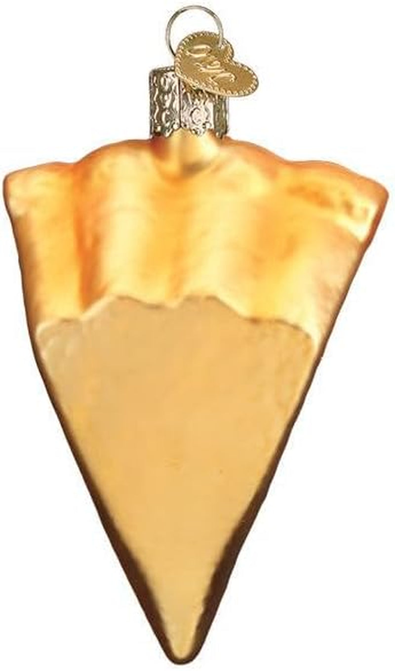 Old World Christmas Pecan Pie Slice Glass Ornament – view 4