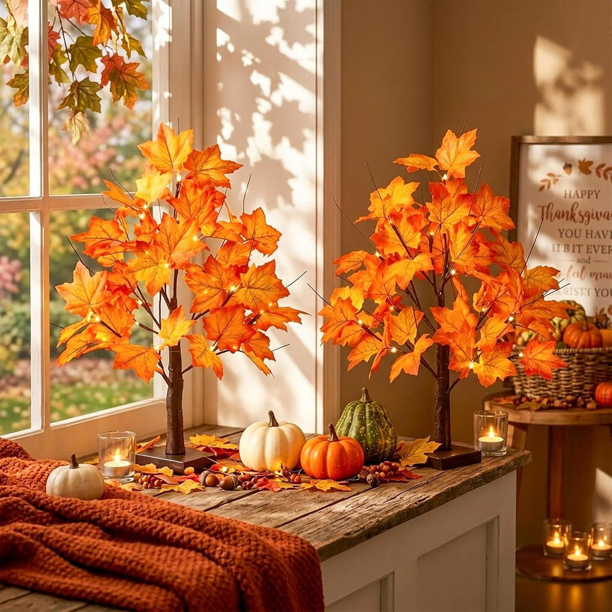 Lighted Maple Tree – view 7