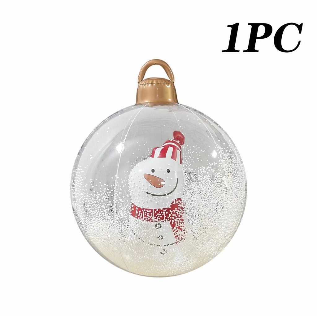 Light-Up Inflatable Christmas Balloons, 60 cm