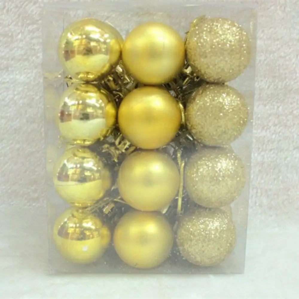 Mini Flocked Ball Ornaments, Set of 24 – view 15
