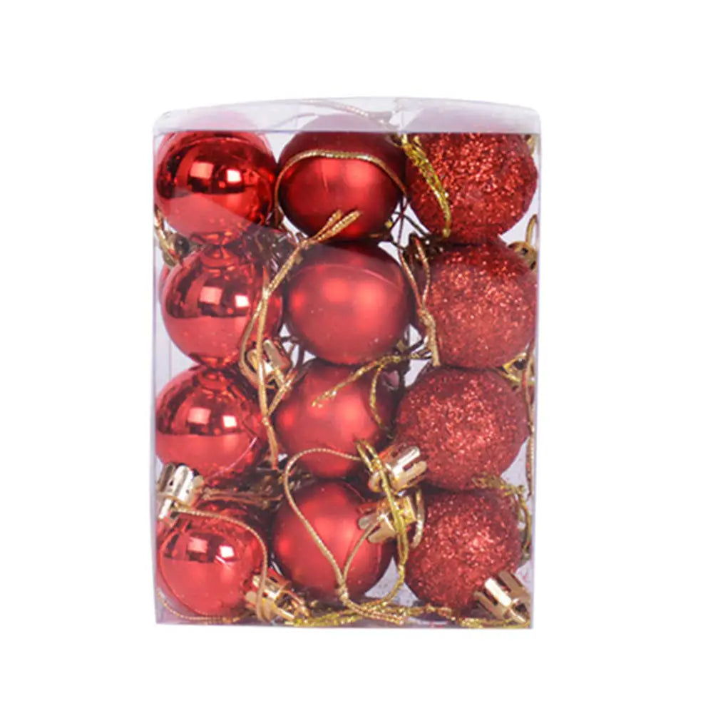 Mini Flocked Ball Ornaments, Set of 24 – view 16