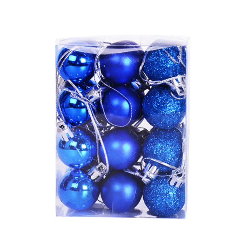 Mini Flocked Ball Ornaments, Set of 24 – view 13