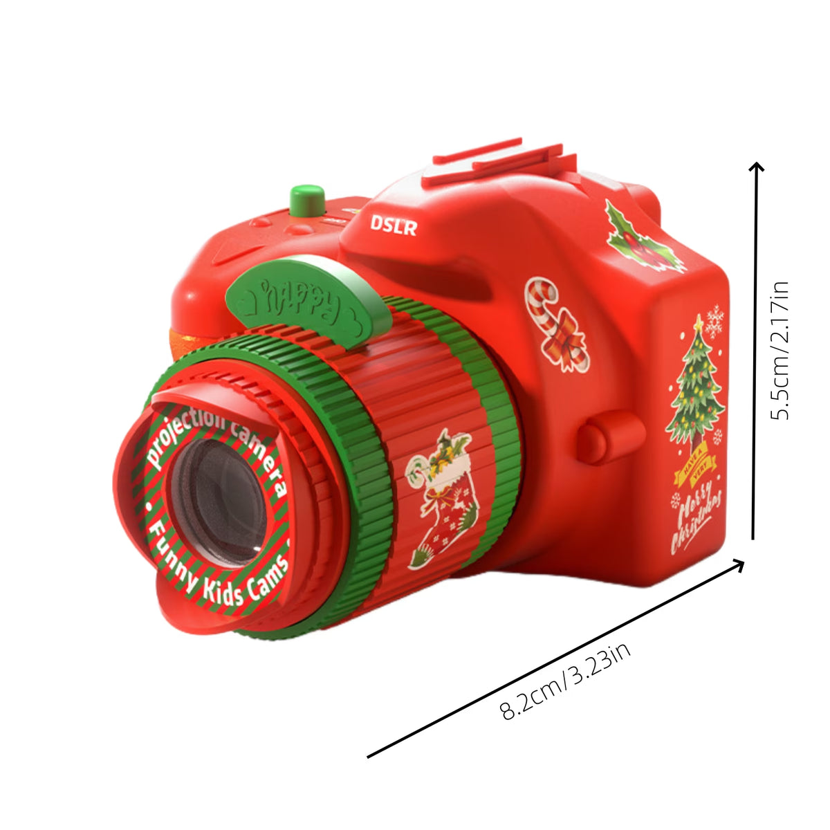 Christmas Projection Camera Night Light Educational Projector with Colorful Images for Holiday Christmas Decorations Learning Fun Indoor Outdoor Holiday Party Decorations