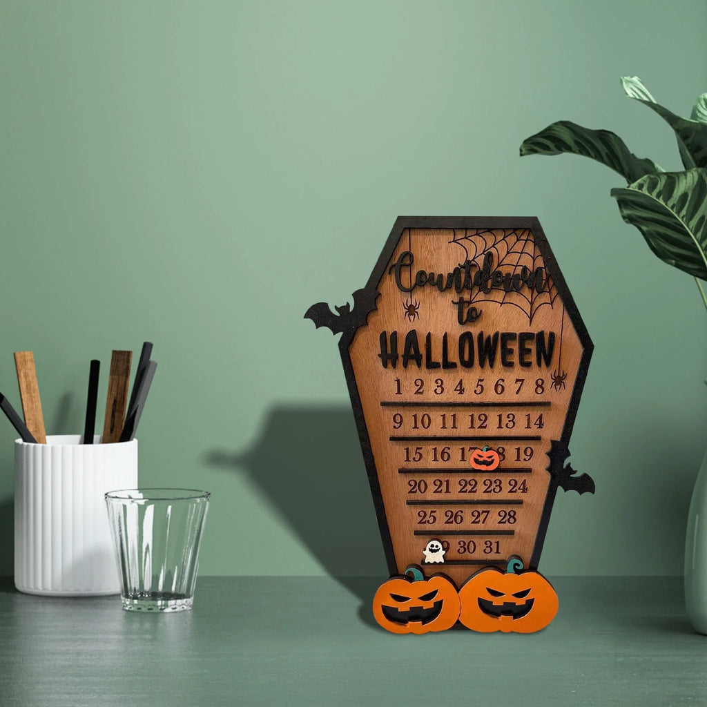 Halloween Decorations Now 50 % Off,Halloween Decorations,Halloween Pumpkin Bat Countdown Desktop Decoration,Halloween Decorative Party Pleasantly Surprised Decoration,Halloween Clearance,