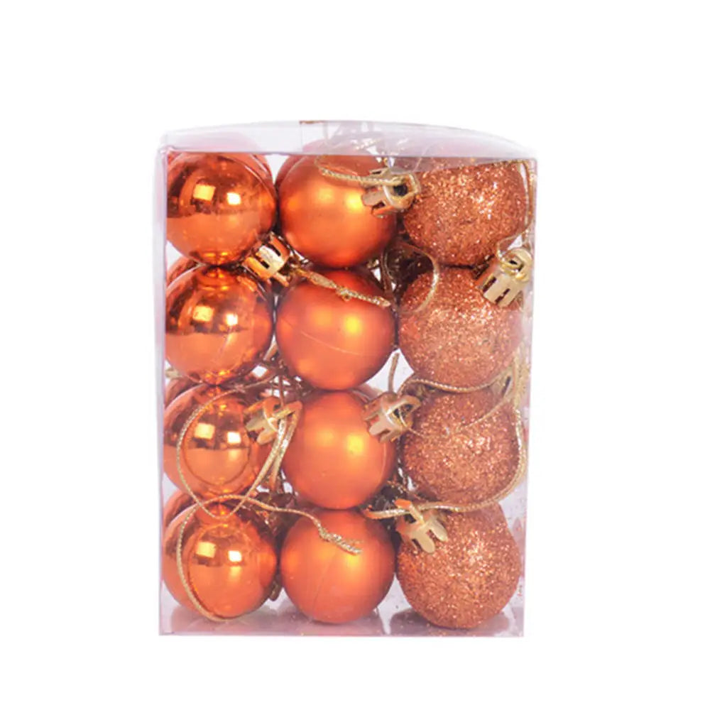 Mini Flocked Ball Ornaments, Set of 24 – view 11