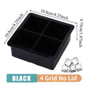Safe Silicone Ice Cube Molds with Lid Spherical Ice Molds Reusable Whiskey Ice Cube Molds Cocktail Freezer DIY Homemade Barware