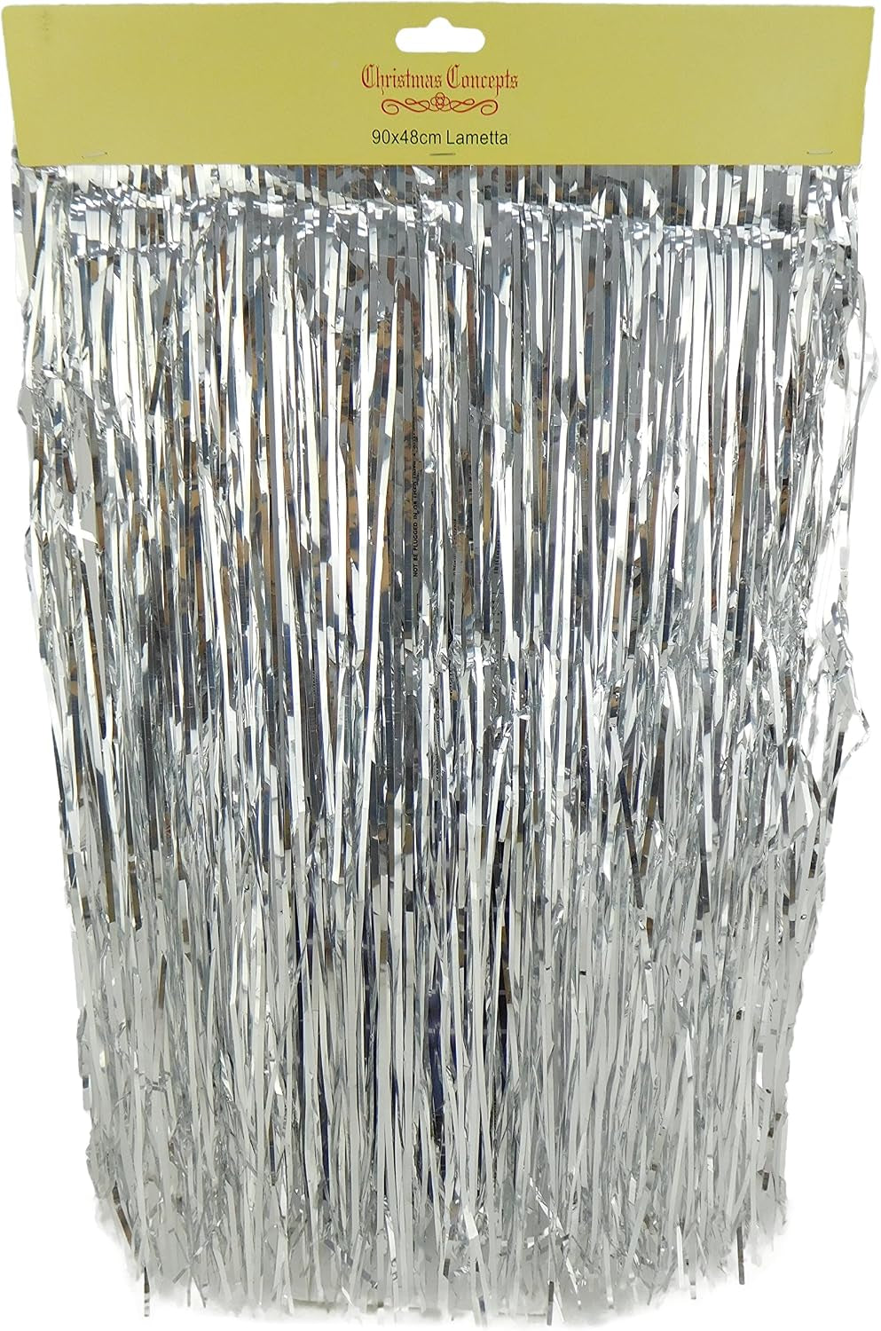 Lametta Icicle Tinsel Strands, Silver
