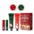 Christmas Gift Set Hydrating Body Care Collection, Featuring Hand Cream, Lip Balm, Foot Cream, and Nourishing Moisturizer