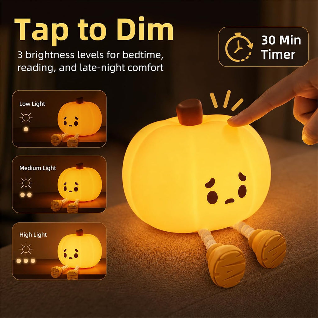 Halloween Pumpkin Night Light Official Licensed Genuine Halloween Gifts