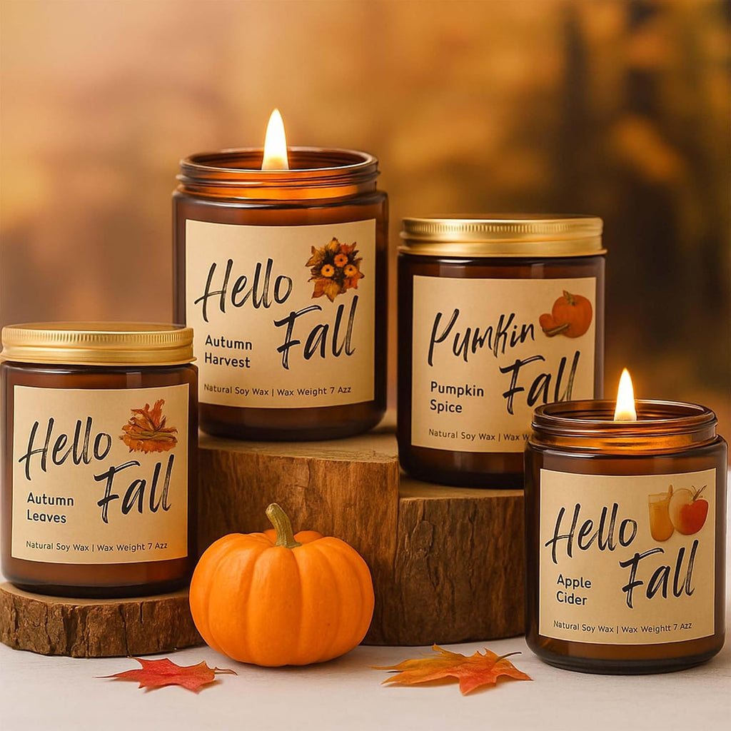 Hello Fall Soy Candle Set of 4 – view 7
