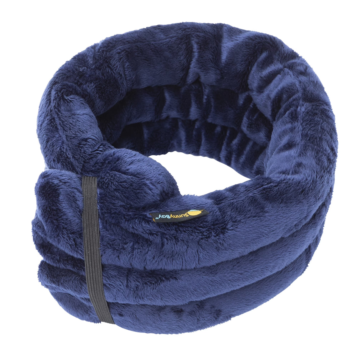 Weighted Microwave Heating Pad, 26X6 Inches, Moist Hot/Cold Neck and Shoulder Wrap with Plush Cover, Blue