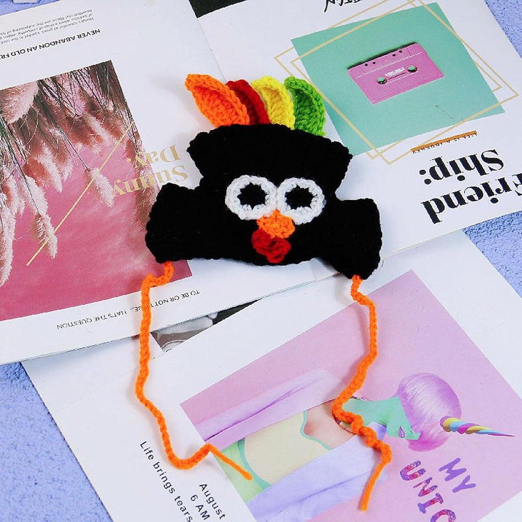 Thanksgiving Cats Costume Cat Turkey Drumstick Hat for Small Dog Kitten Thanksgiving Party Costume Cosplay Accessory Headwear