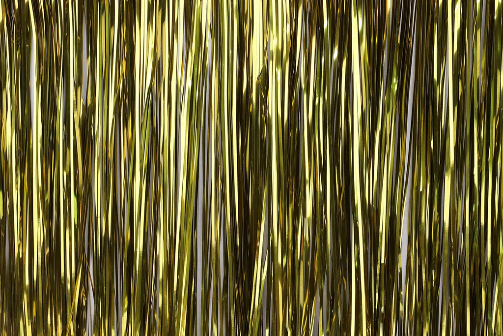Lametta Icicle Tinsel Strands, Gold – view 2