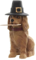 Thanksgiving Puppy Dog Figurine