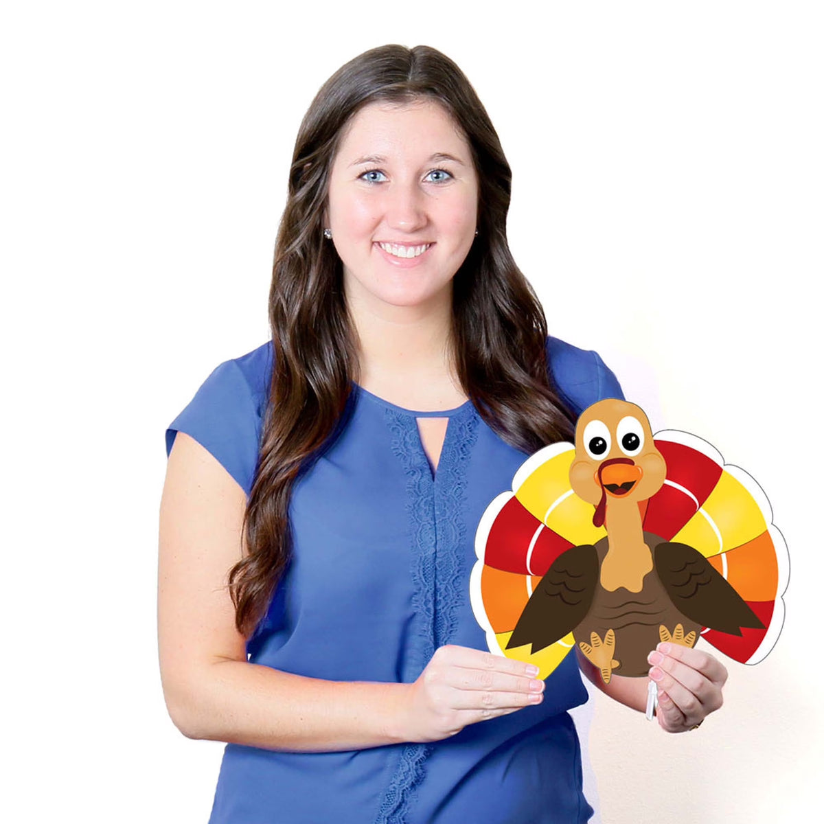 Thanksgiving Turkey - Turkey Lawn Decorations - Outdoor Fall Harvest Yard Decorations for Thanksgiving - 10 Piece