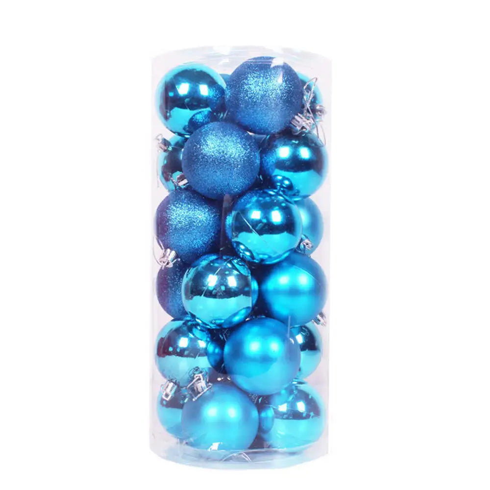 Mini Flocked Ball Ornaments, Set of 24 – view 21