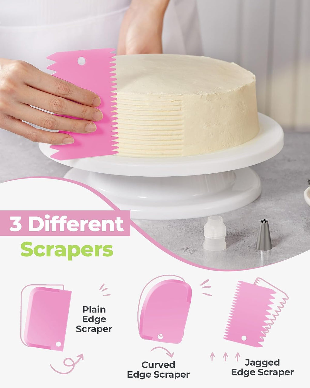 32 Piping Bags and Tips Set Frosting Piping Kit for Beginners & Pros