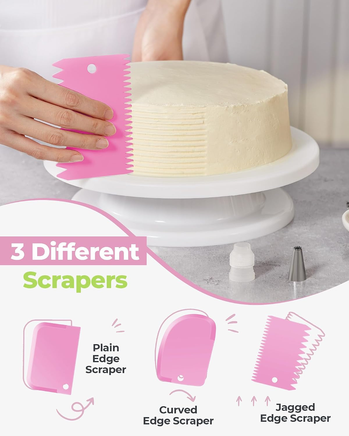 32 Piping Bags and Tips Set Frosting Piping Kit for Beginners & Pros