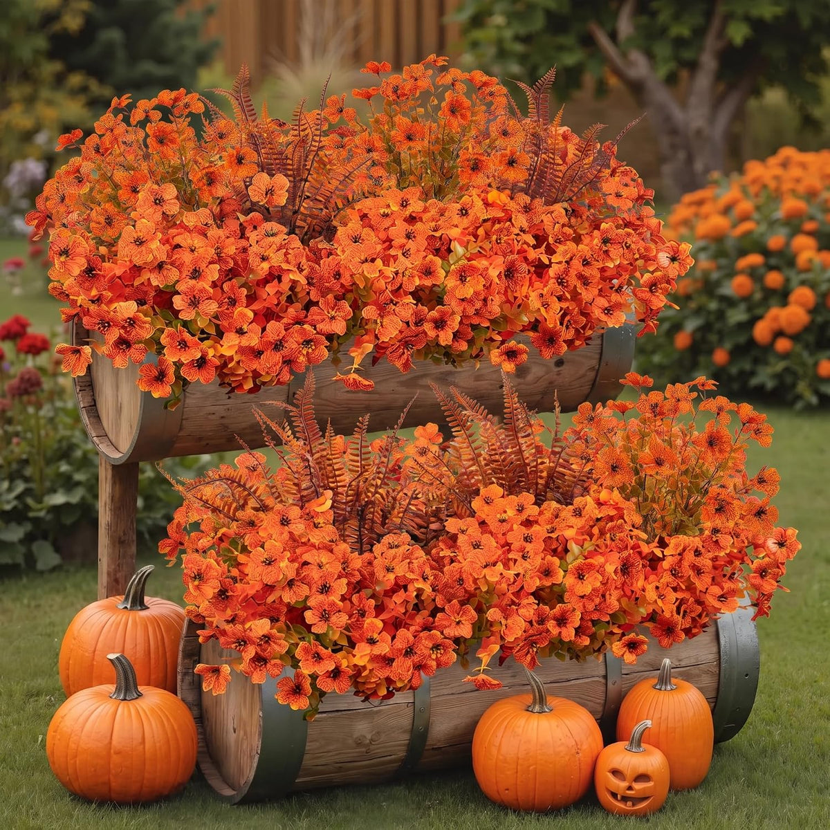 Artificial Fall Mums, 24 Bundles – view 7