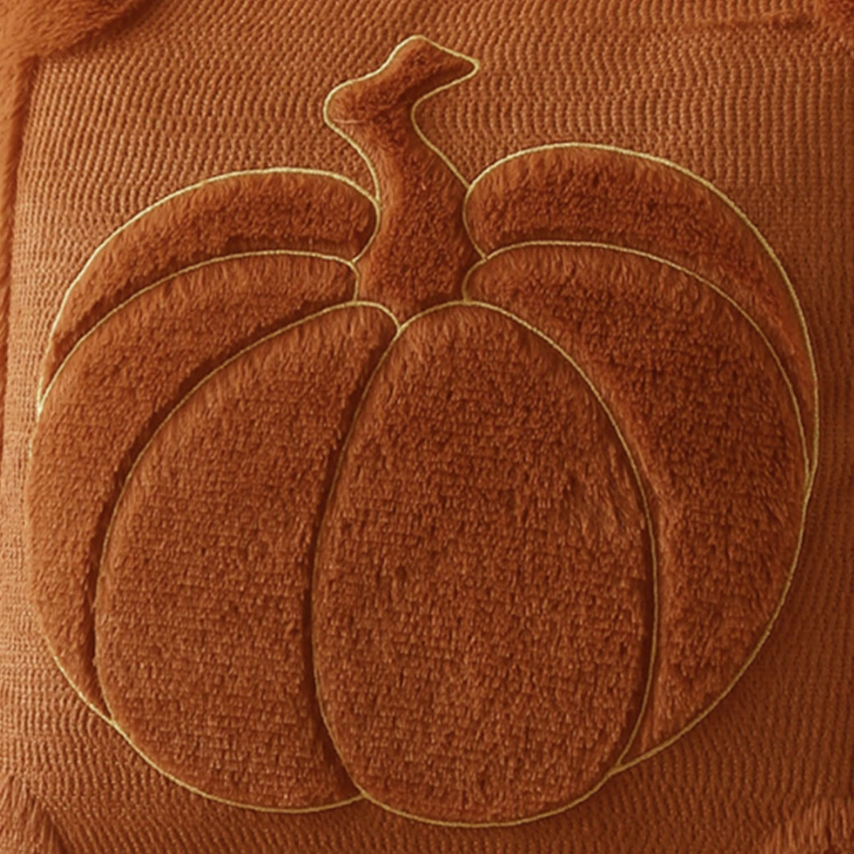 Rust Pumpkin Pillow Covers, 18×18, Set of 2 – view 3