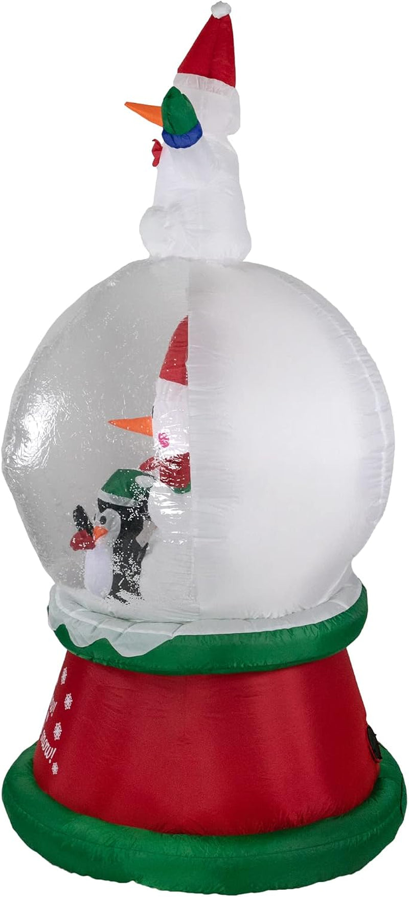 Lighted Inflatable Santa & Friends Snow Globe, 6.75 ft – view 4