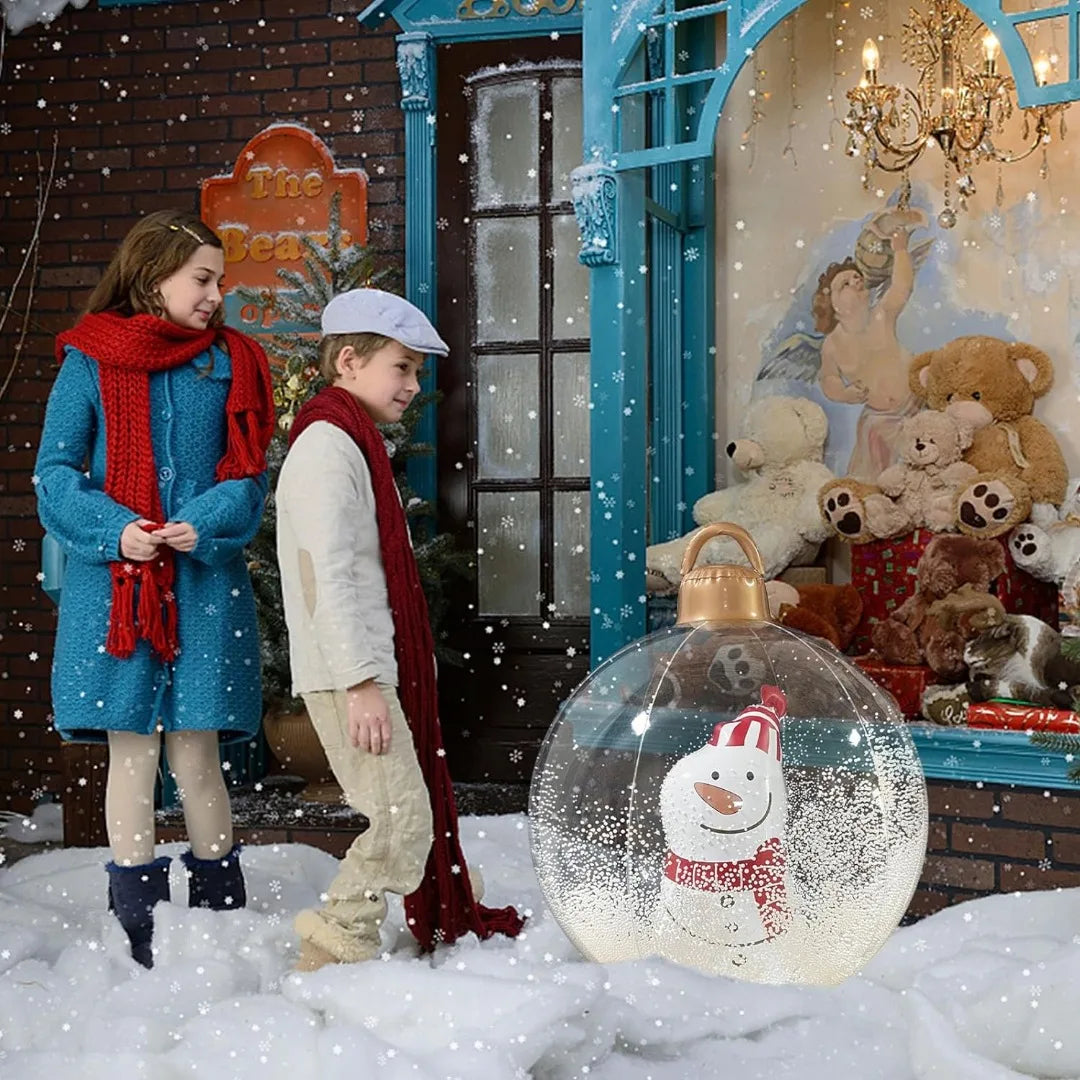 Light-Up Inflatable Christmas Balloons, 60 cm – view 6