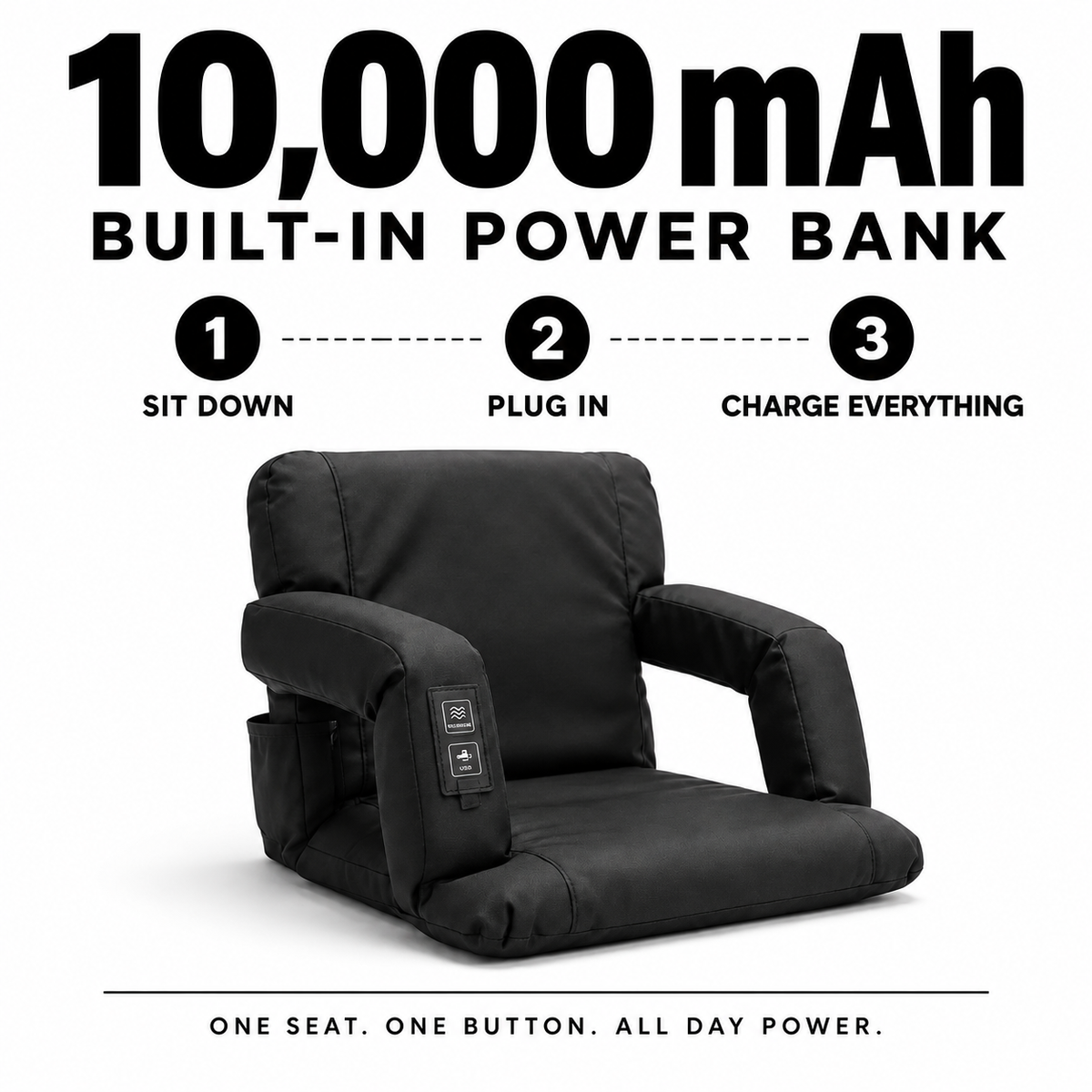 CozySit heated stadium seat product details
