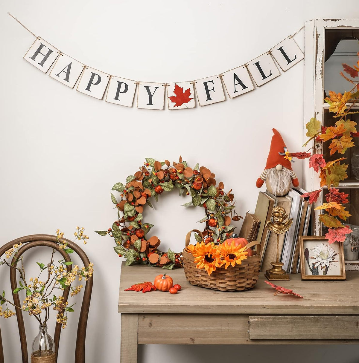 Happy Fall Wooden Banner – view 5