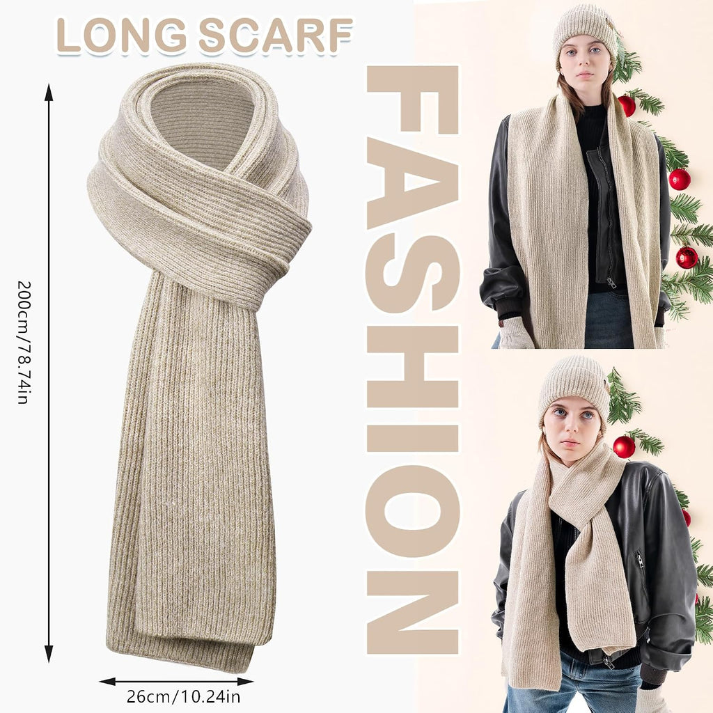 Womens Warm Beanie Winter Hat Touchscreen Gloves Set Gifts for Women