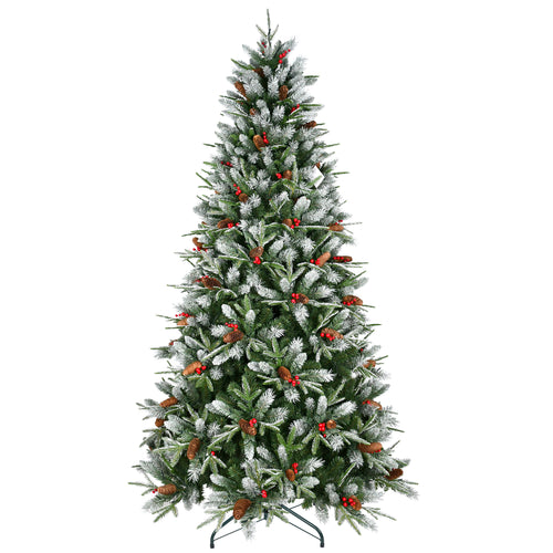 Artificial Christmas Tree with Berries & Pine Cones