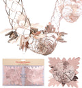 Foil Ceiling Garlands, Rose Gold, 9 ft, Pack of 2