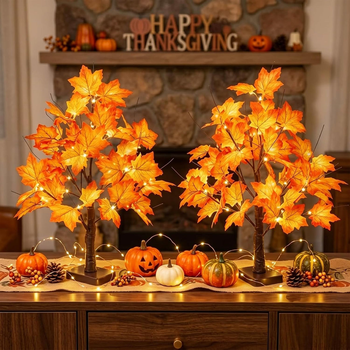 Lighted Maple Tree – view 2