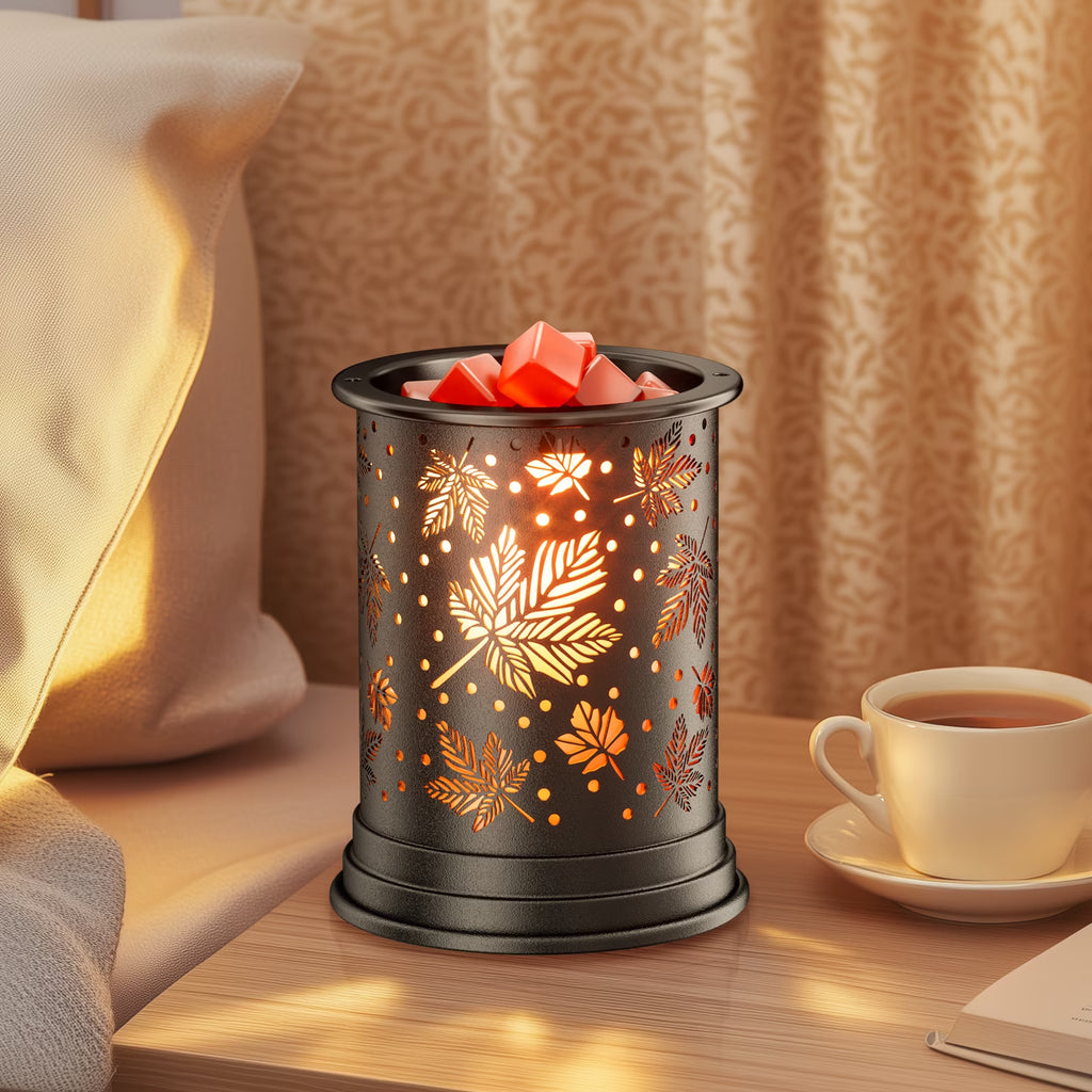 Electric Wax Melt Warmer,  Metal Wax Warmer, Scented Candle Wax Burner for Gift