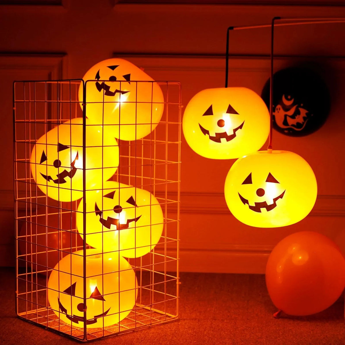 5/10Pcs Halloween Pumpkin Latex Balloon Halloween Decoration Home Outdoor Halloween Pumpkin Decoration Supplies